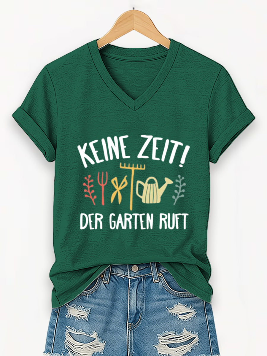 Damen Garten kurze Ärmel T-Shirt