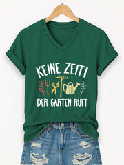 Damen Garten kurze Ärmel T-Shirt