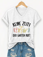 Damen Garten kurze Ärmel T-Shirt