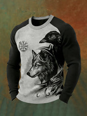 Herren-Viking-T-Shirt mit langen Ärmeln
