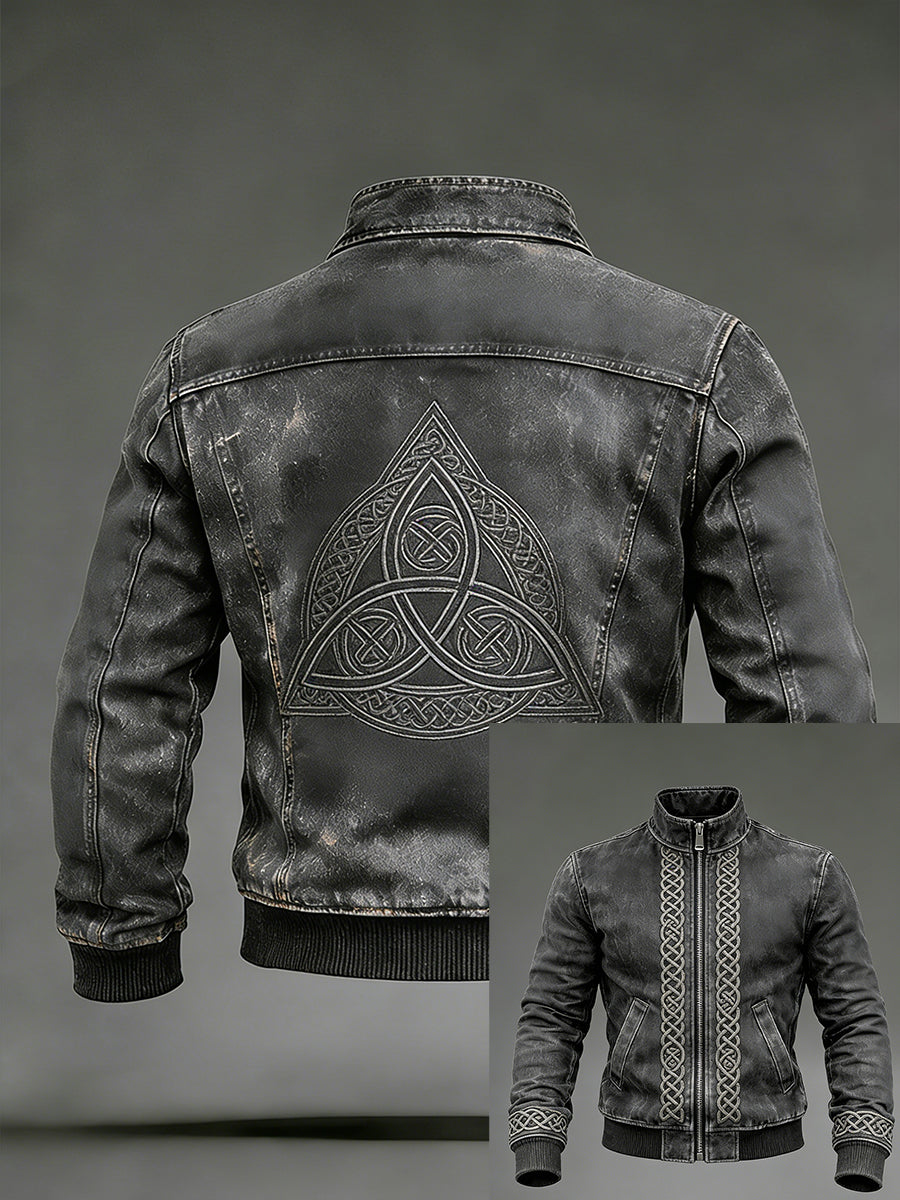 Herren keltische Vintage-Jacke