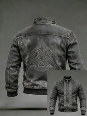 Herren keltische Vintage-Jacke