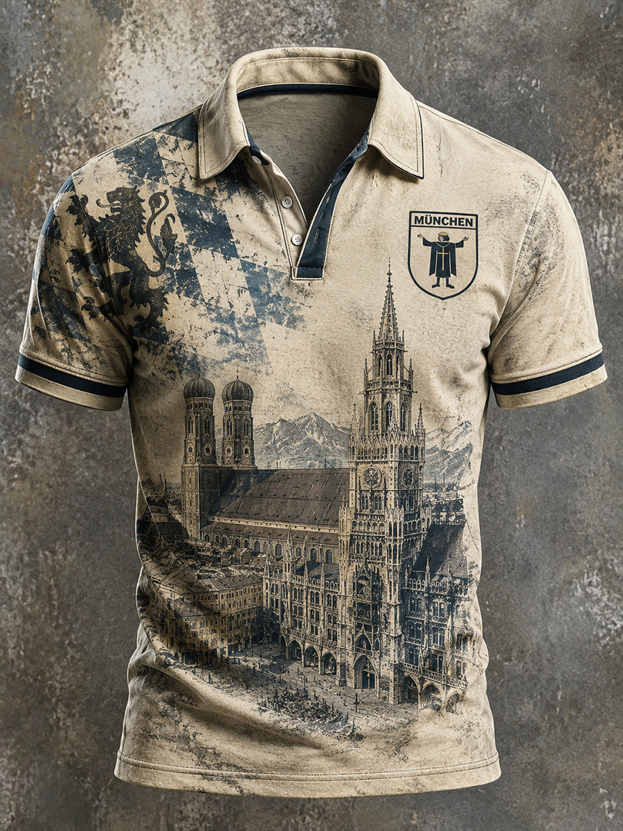 Herren-T-Shirt mit Bayern-München-Print
