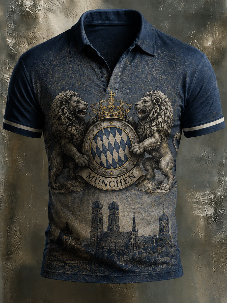 Herren-T-Shirt mit Bayern-München-Print
