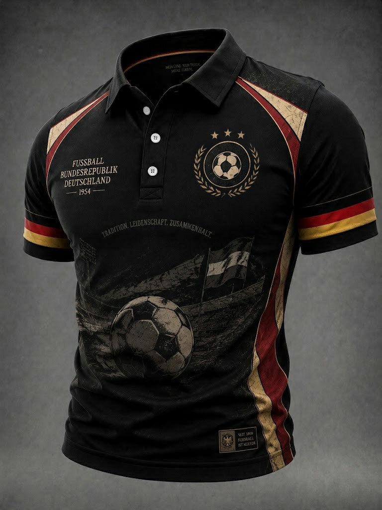 Herren-Fußballshirt mit Deutschland-Druck