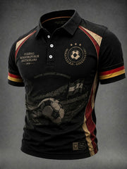 Herren-Fußballshirt mit Deutschland-Druck