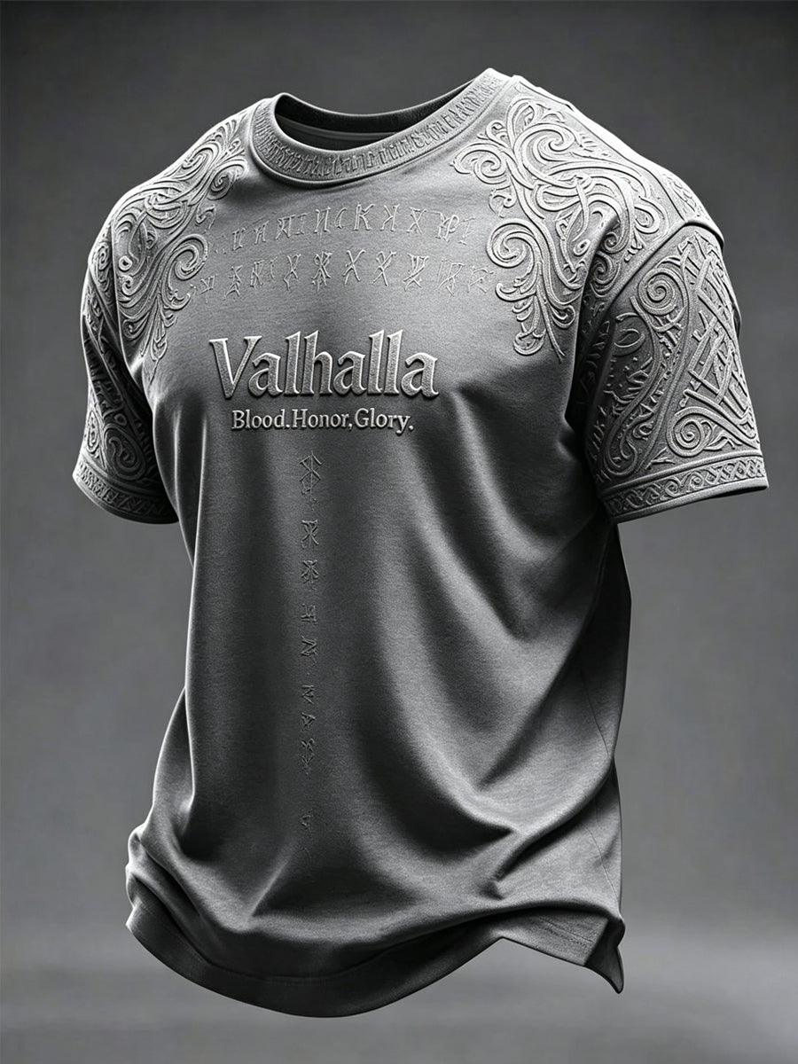 Bedrucktes Herren T-Shirt von Val halla