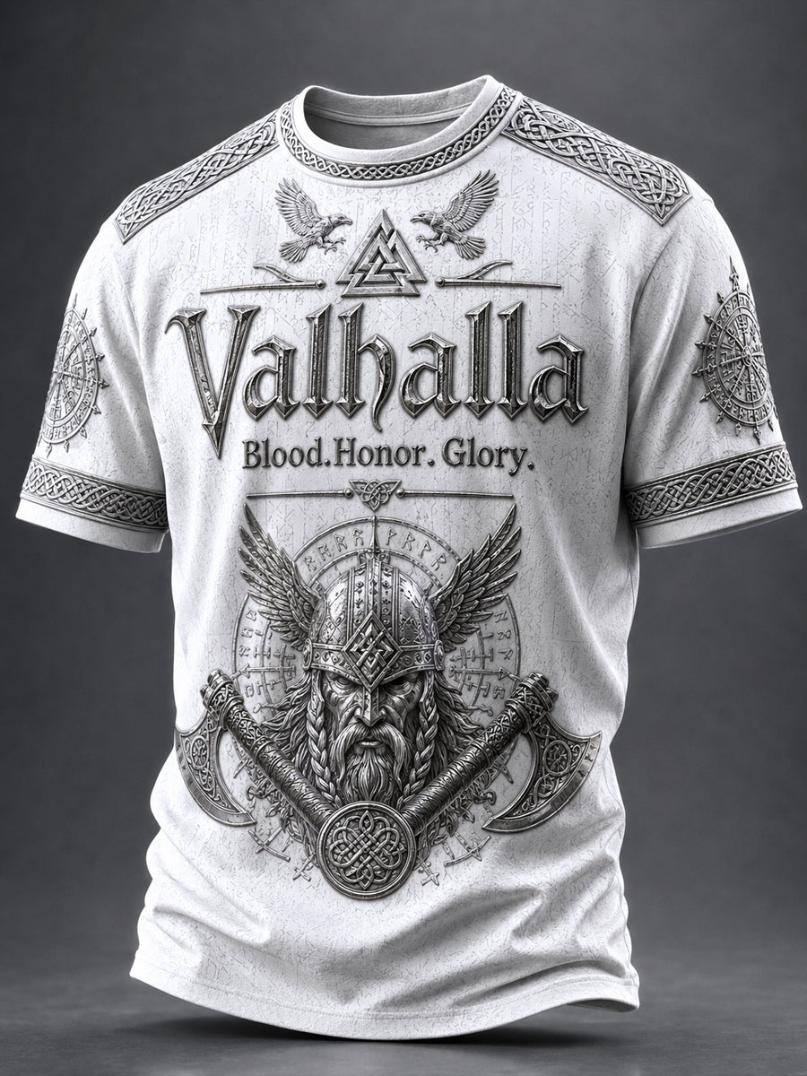 Herren-T-Shirt mit Valhalla-Print