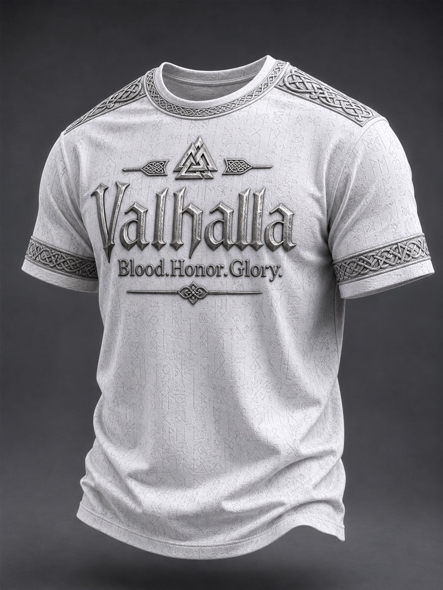 Herren-T-Shirt mit Valhalla-Print