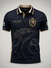 Chemise pour homme à imprimé du drapeau de la Corse