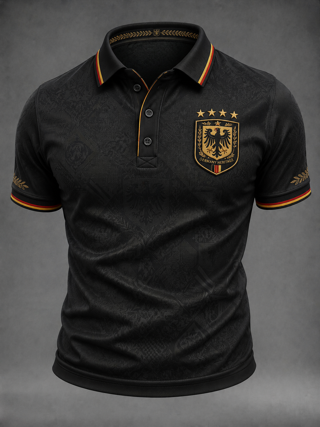 Herren-Fußballshirt mit Deutschland-Druck