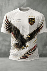 Herren-Fußball-T-Shirt mit Deutschland-Druck