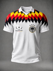 Herren-Fußball-V-Neck-T-Shirt aus Deutschland