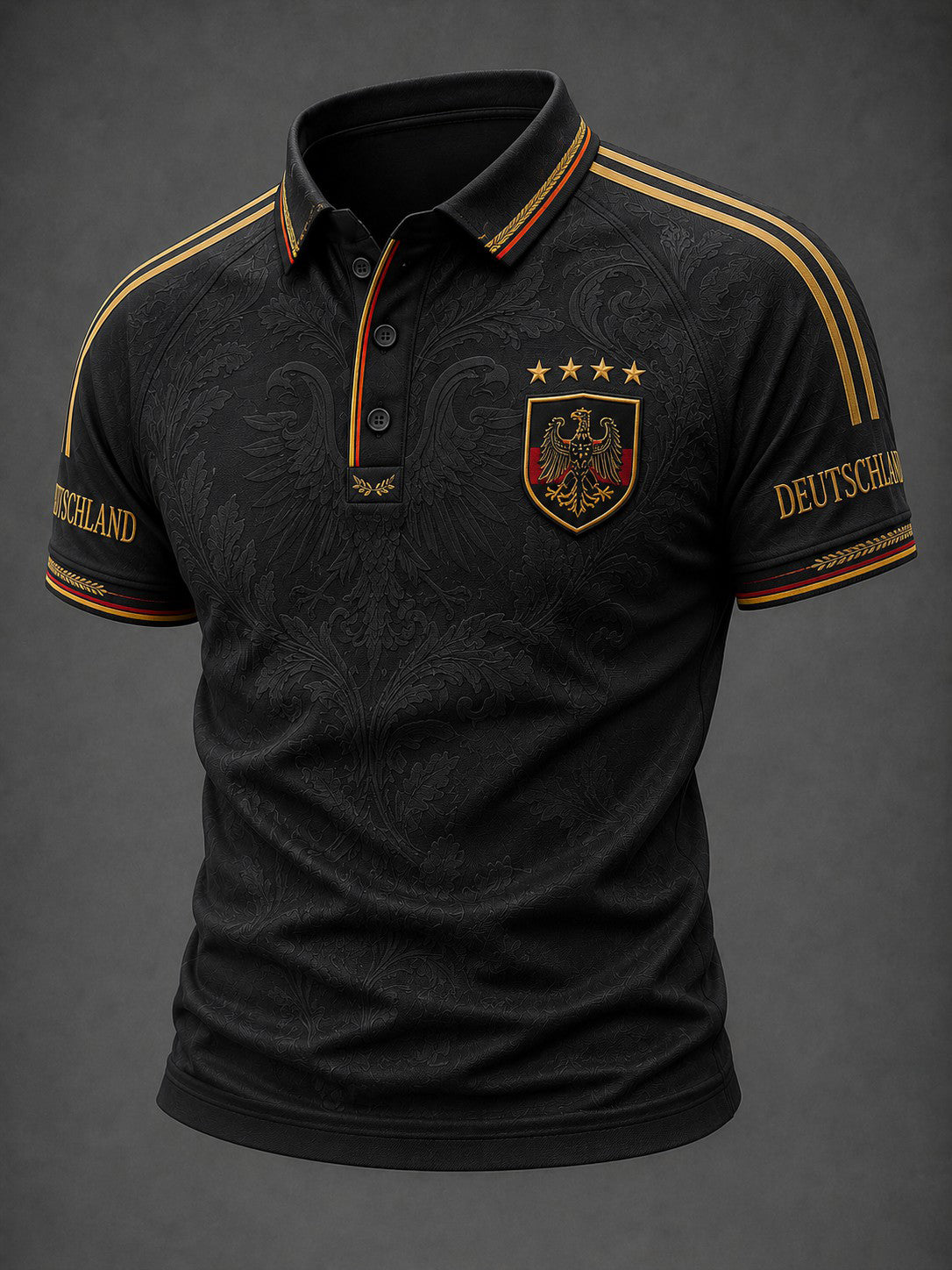 Herren-Fußballshirt mit Deutschland-Druck