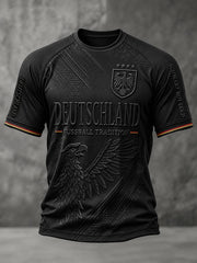 Herren-Fußball-T-Shirt aus Deutschland mit kurzen Ärmeln