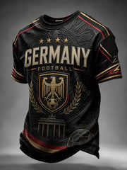 Herren-Fußball-T-Shirt aus Deutschland mit kurzen Ärmeln