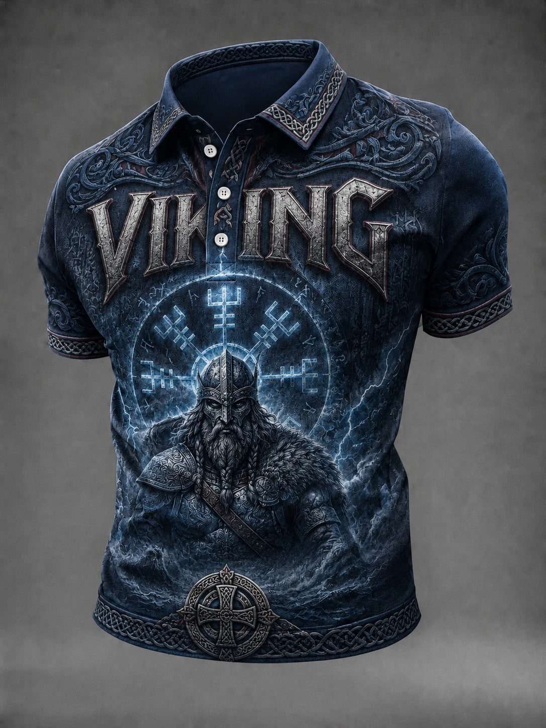 Herren-Vikingertopf mit Aufdruck