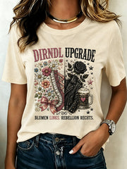Damen-T-Shirt mit lustigem Oktoberfest-Print
