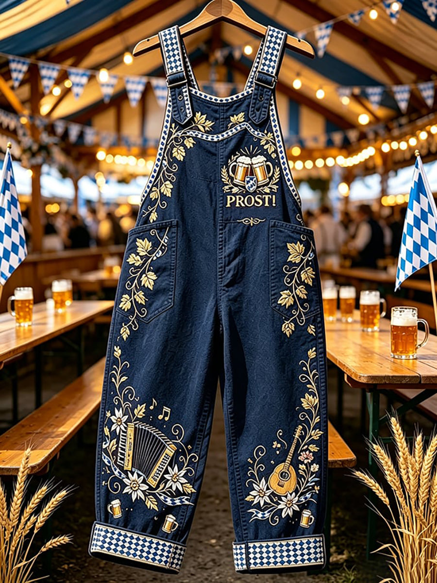 Women's Oktoberfest Style Casual Jumpsuit