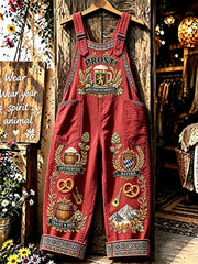 Women's Oktoberfest Style Casual Jumpsuit