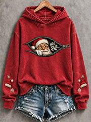 Women's Christmas Santa Claus Regular Sweatshirt